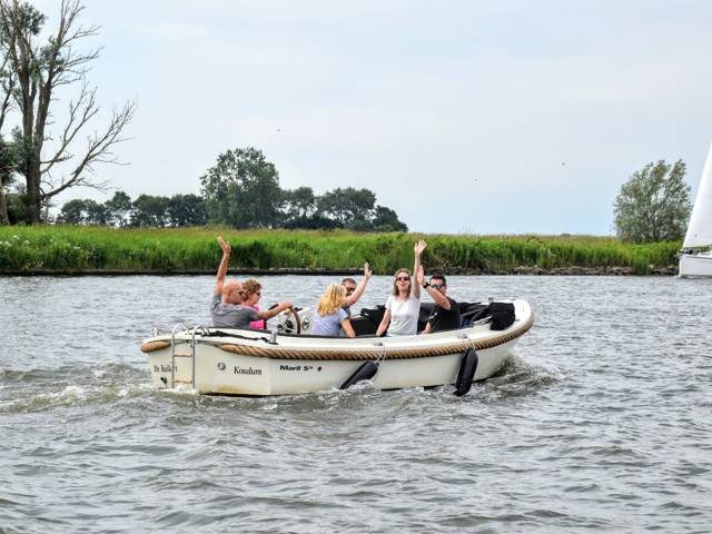 sloep varen bedrijfsuitje